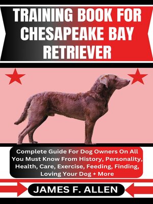 cover image of TRAINING BOOK FOR CHESAPEAKE BAY RETRIEVER